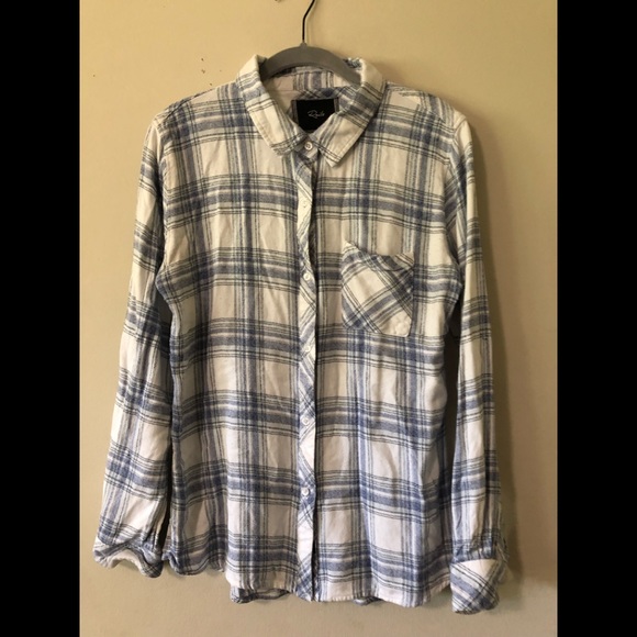Rails Blue Plaid Button Down - Picture 4 of 8